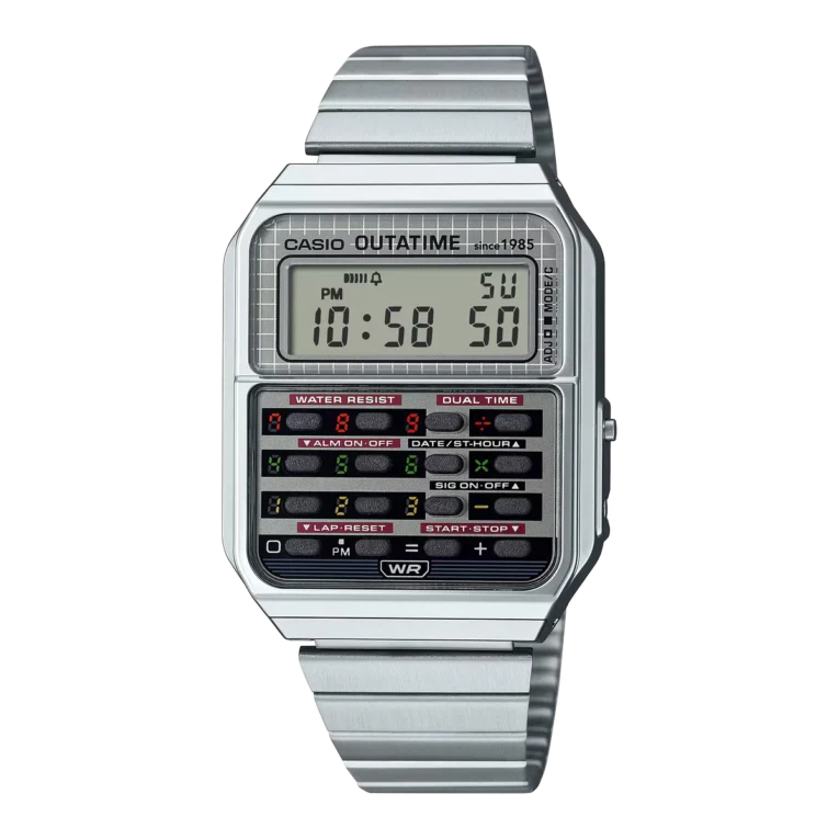 Casio CA500WEBF-1A: часы-калькулятор к 40-летию «Назад в будущее»