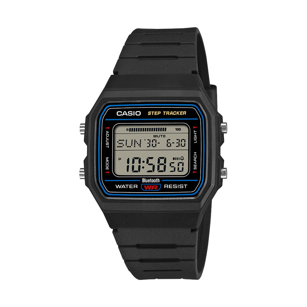CASIO F-B100W: шагомер и Bluetooth в классическом корпусе