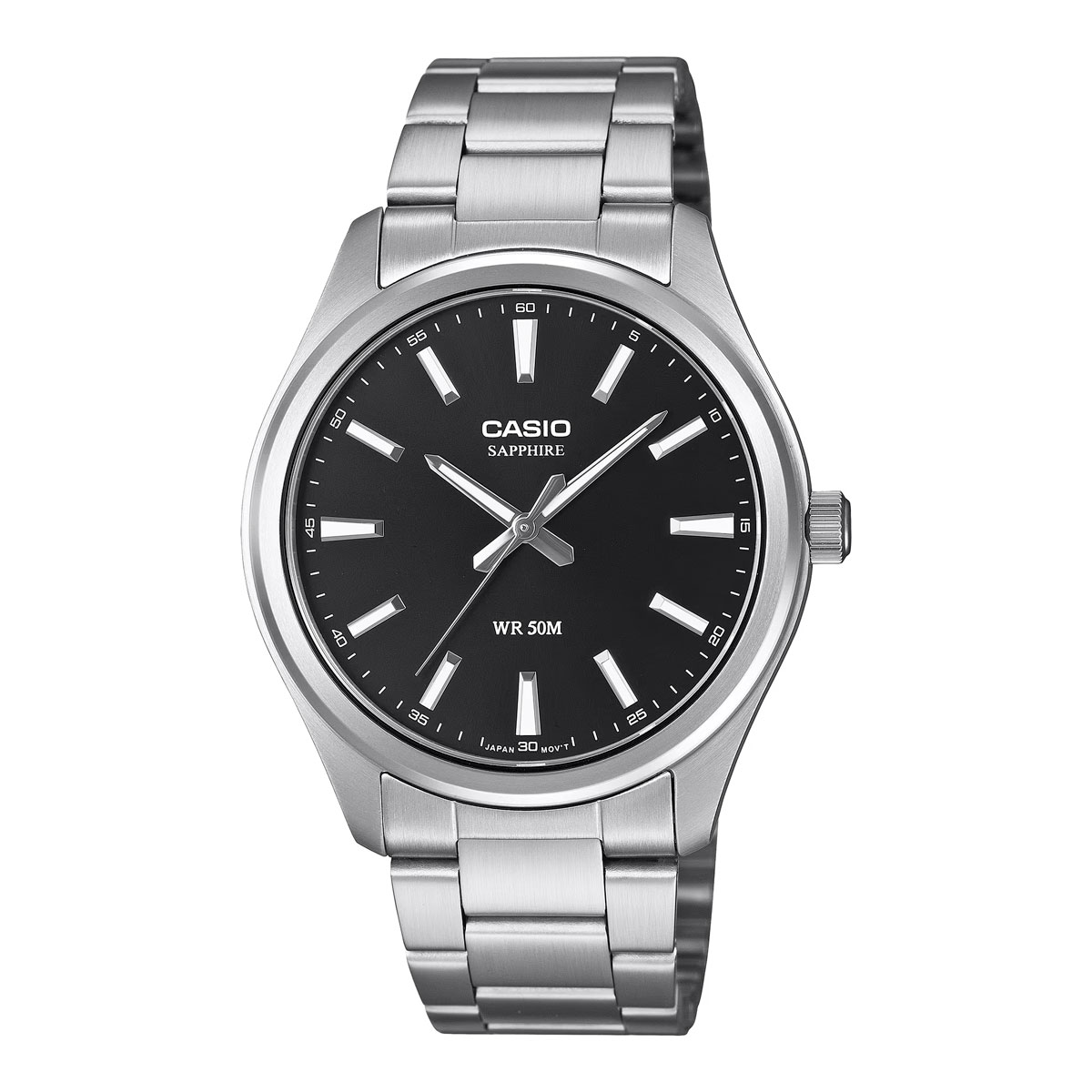 Casio MTS-120D-1A с чёрным циферблатом