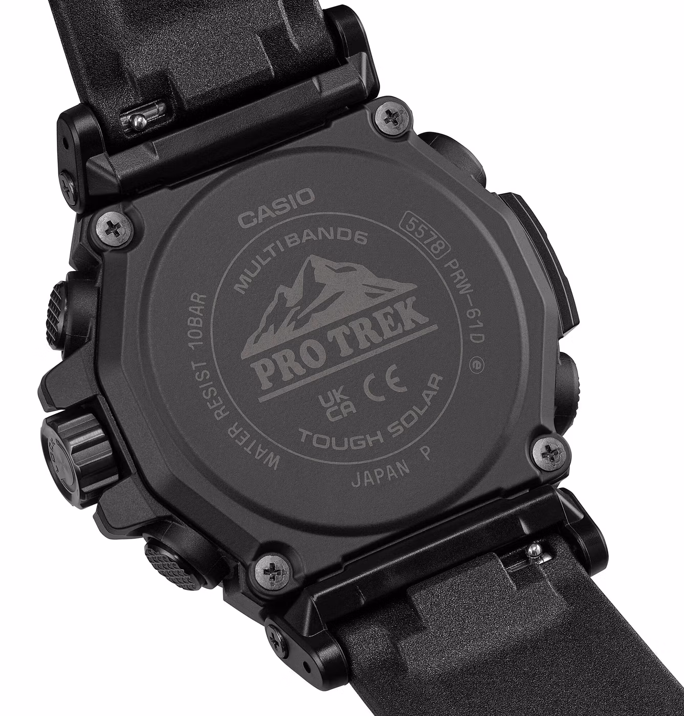 Задняя крышка PRW-61D-2 с гравировкой Pro Trek и Tough Solar