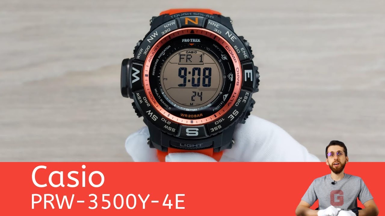 Частер: 1000 часов экстрима и туризма / Casio PRW-3500Y-4E