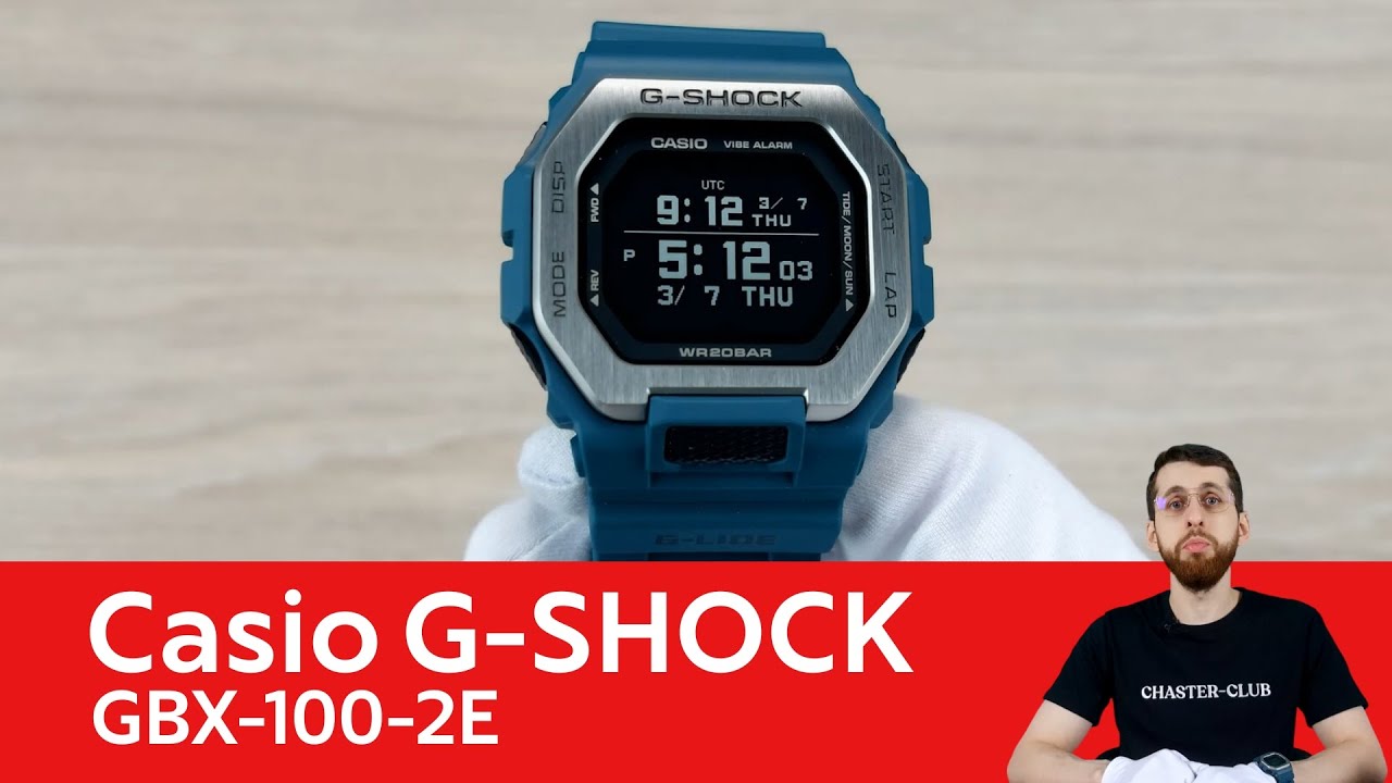 Частер: 3 месяца носил G-SHOCK для серфингистов / Casio GBX-100-2E