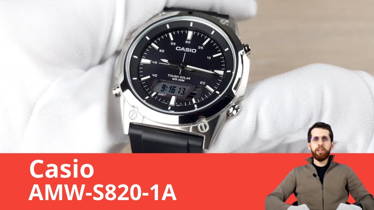 Частер: Аналоговое + Цифровое в элегантном корпусе / Casio AMW-S820-1A