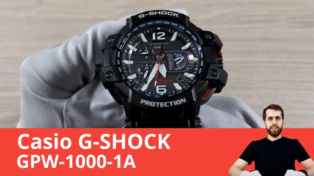 Частер: Авиаторы с GPS-приёмником / Обзор Casio G-SHOCK GPW-1000-1A