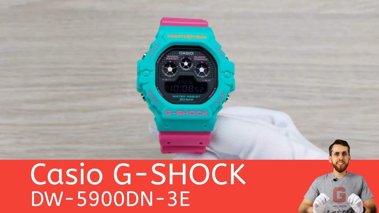 Частер: Бирюзовый олдскул / Casio DW-5900DN-3E