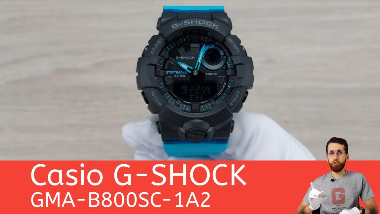 Частер: Бирюзовый шагомер / Casio G-SHOCK GMA-B800SC-1A2