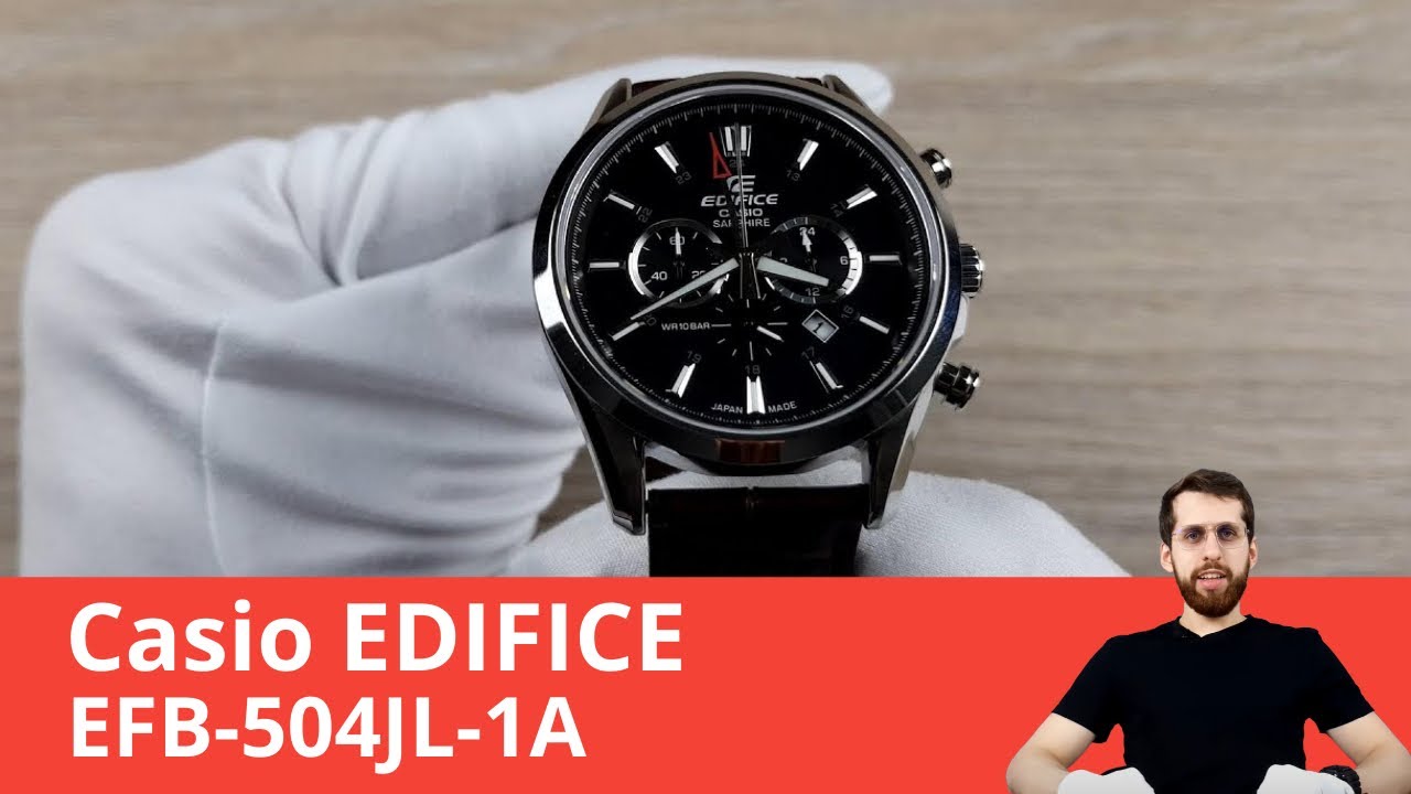 Частер: Casio EDIFICE MADE IN JAPAN / EFB-504JL-1A - Обзор и Настройка
