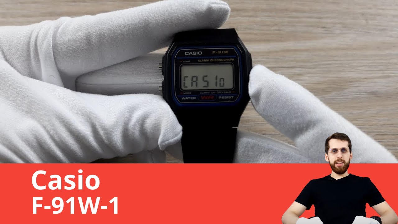 Частер: Casio F-91W-1 (часы Дастина из сериала "Очень странные дела"). Обзор всех функций.