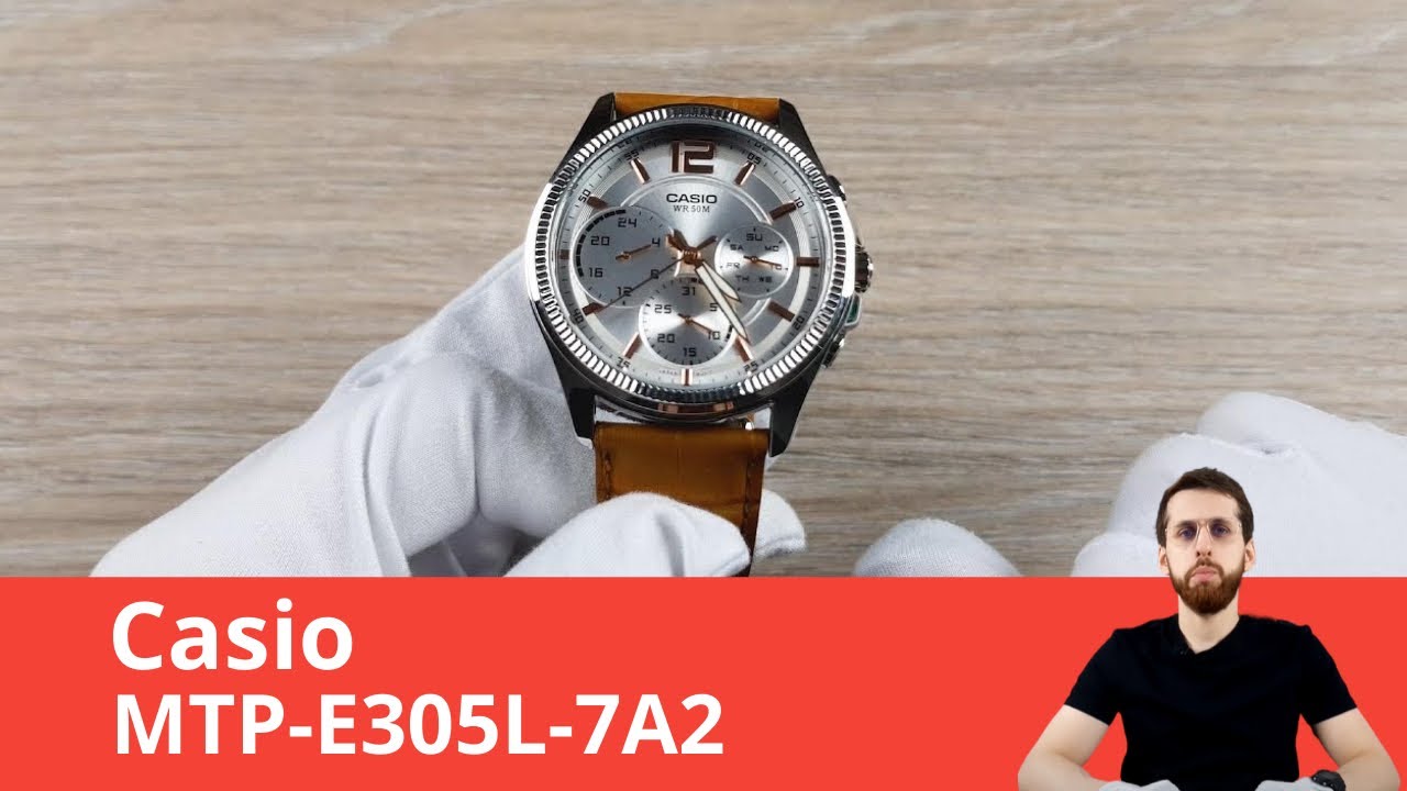 Частер: Casio MTP-E305L-7A2 - Обзор и Настройка
