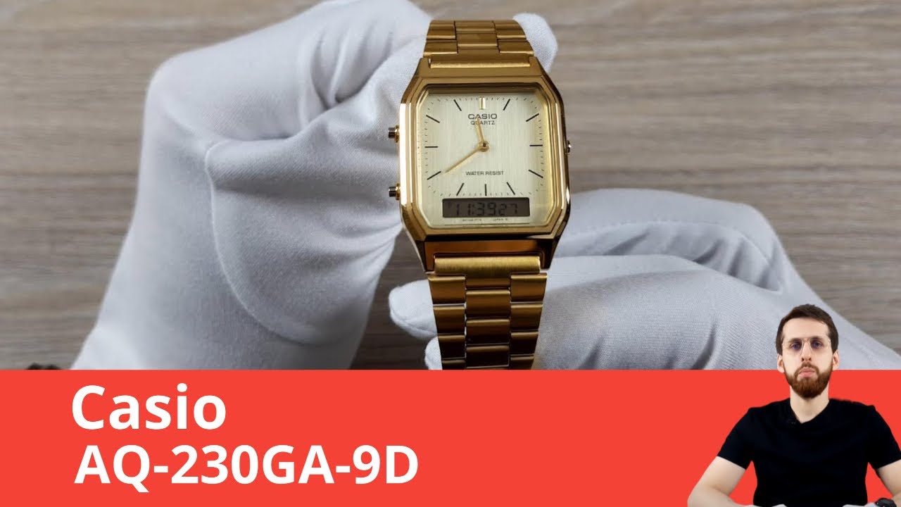 Частер: Часы Casio AQ-230GA-9D (Обзор и настройка) / Три часовых пояса