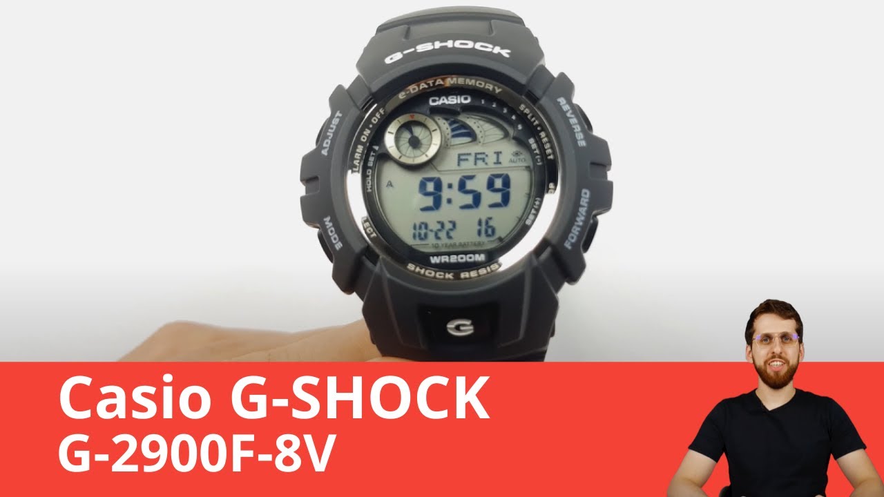 Частер: Часы Casio G-SHOCK G-2900F-8V - Обзор от Частера