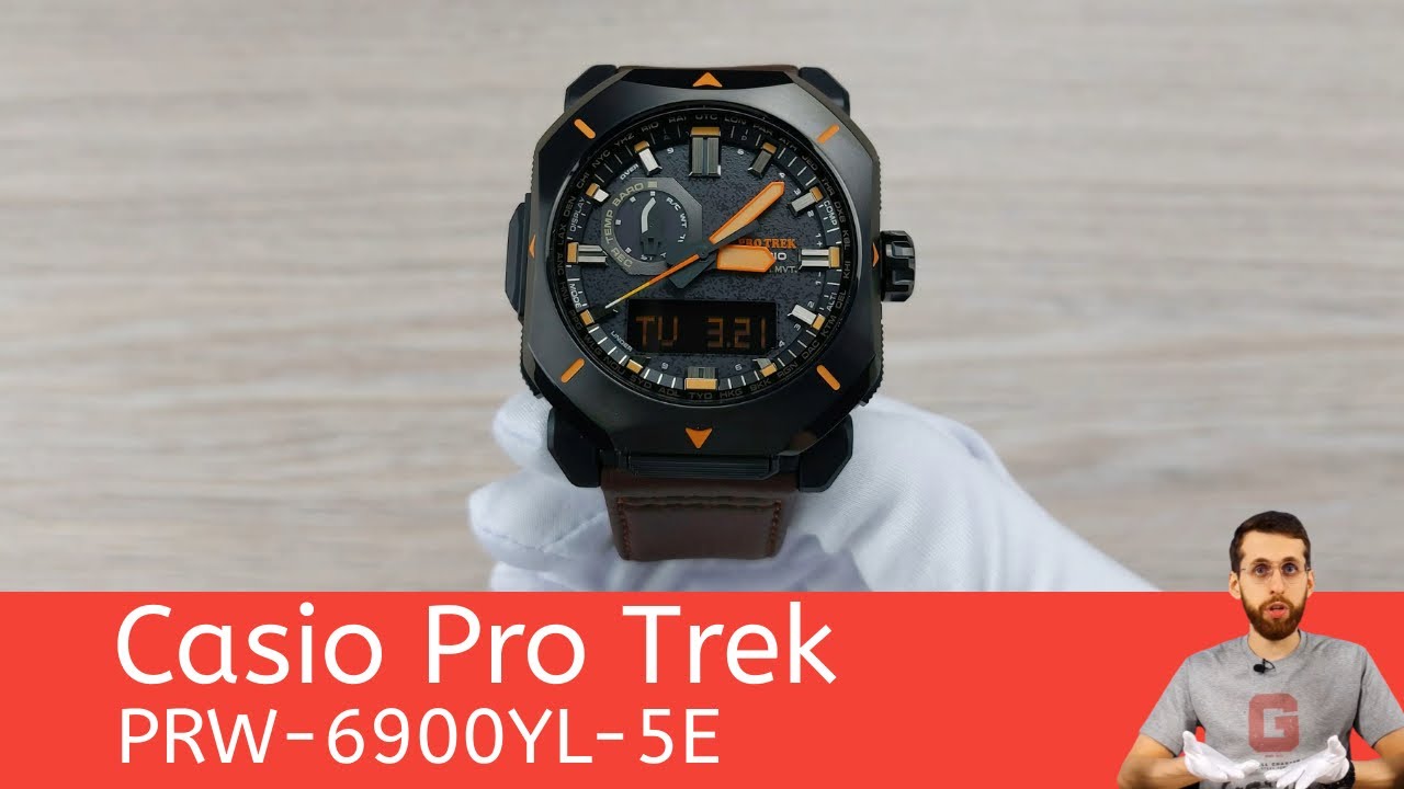 Частер: Часы для бушкрафта / Casio Pro Trek PRW-6900YL-5E