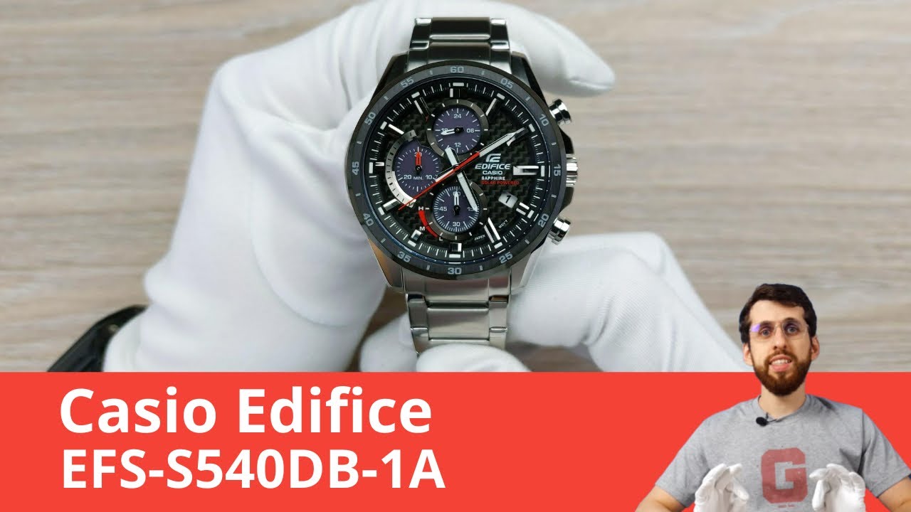 Частер: Динамичный карбоновый хронограф / Casio Edifice EFS-S540DB-1A