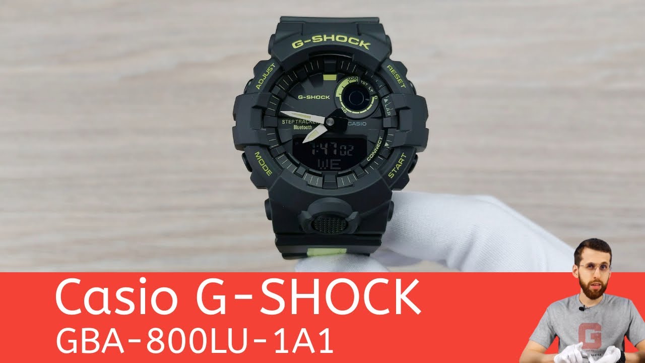 Частер: Для спорта в самой кромешной темноте / Casio G-SHOCK GBA-800LU-1A1