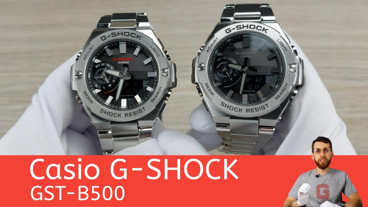 Частер: Джистиловская классика / Casio GST-B500D-1A и GST-B500D-1A1
