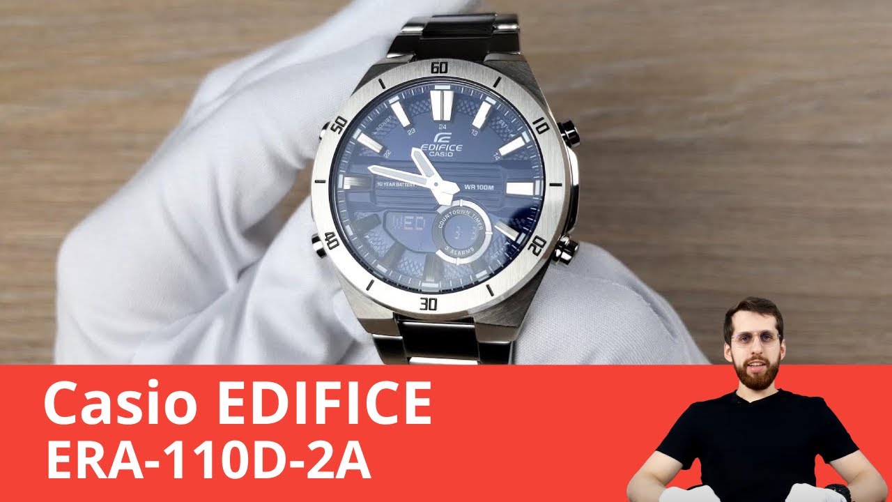 Частер: EDIFICE c десятилетней батареей / Casio ERA-110D-2A