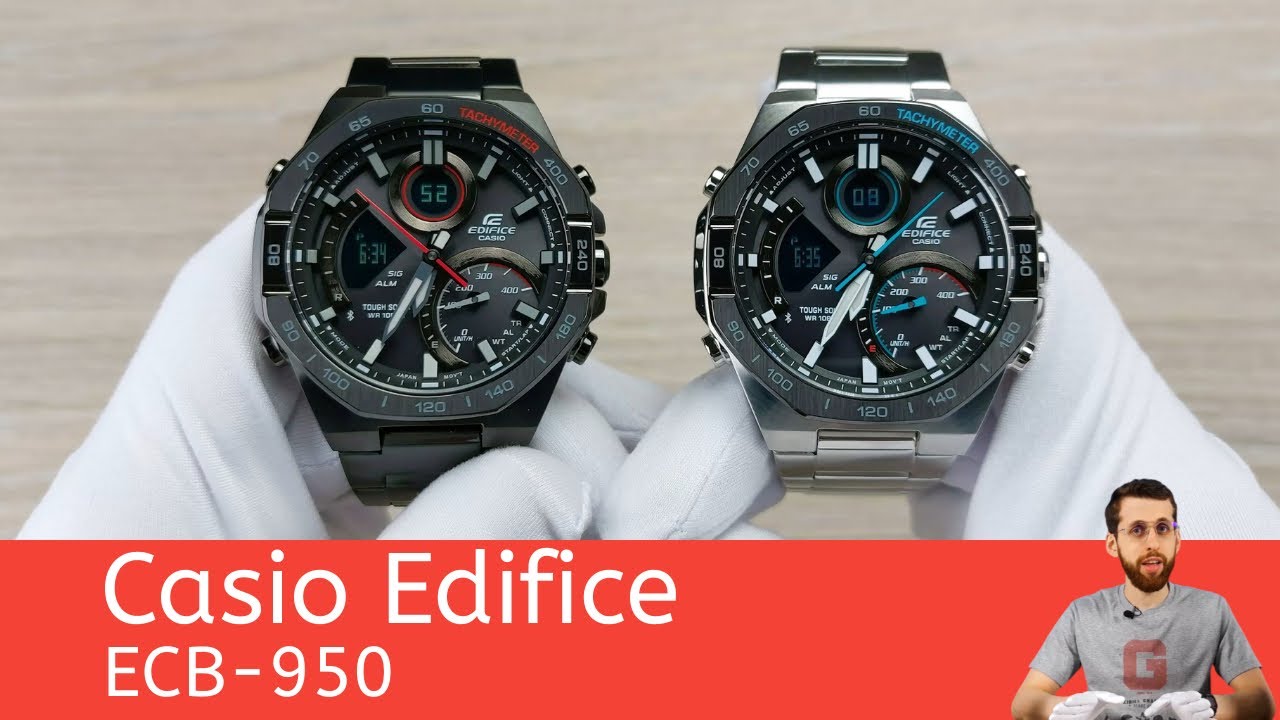 Частер: Edifice с октагоном / Casio ECB-950