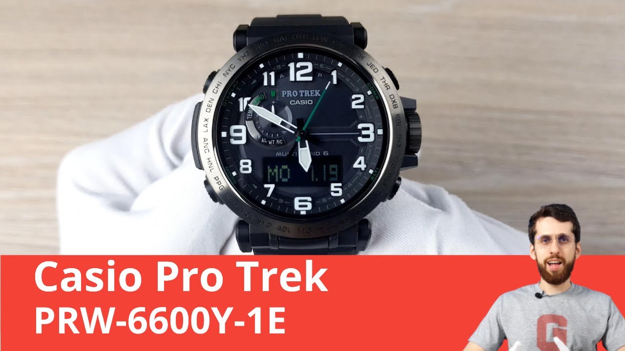 Частер: Эргономика и функциональность / Casio ProTrek PRW-6600Y-1E