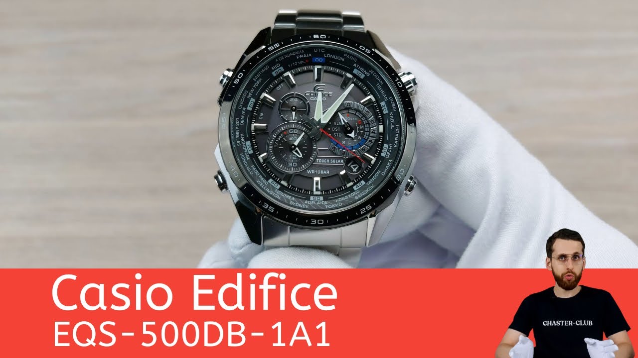 Частер: Футуристичные Edifice из прошлого / Casio EQS-500DB-1A1