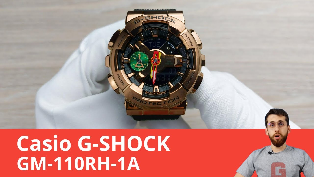 Частер: G-SHOCK на стыке Африки и Японии / Casio GM-110RH-1A
