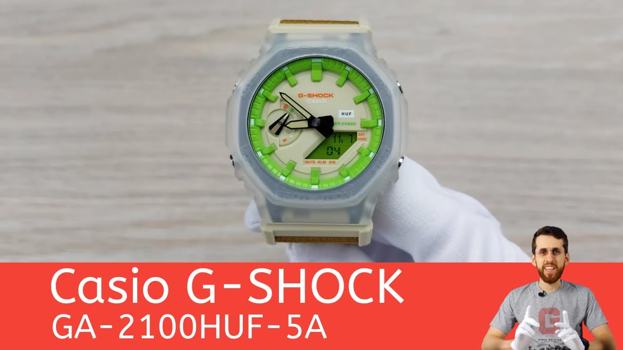 Частер: G-SHOCK x HUF / Casio GA-2100HUF-5A