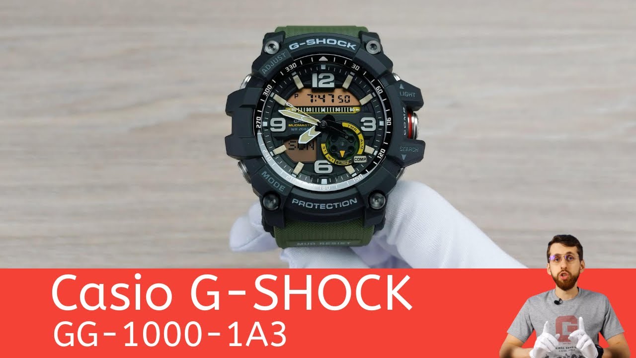 Частер: Грязеустойчивые часы могут быть стильными / Casio G-SHOCK GG-1000-1A3