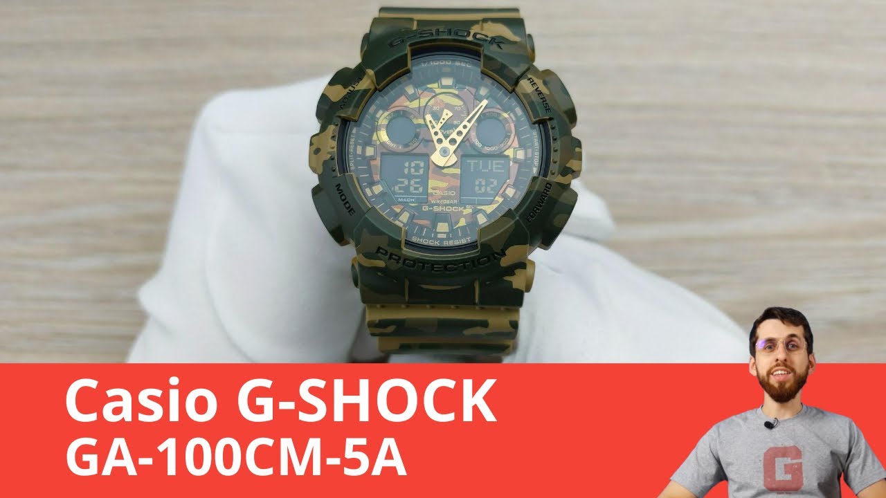 Частер: Камуфляжная знаменитость / Casio G-SHOCK GA-100CM-5A