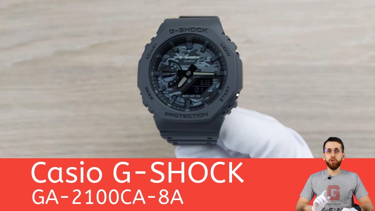 Частер: Камуфляжный октагон / Casio GA-2100CA-8A