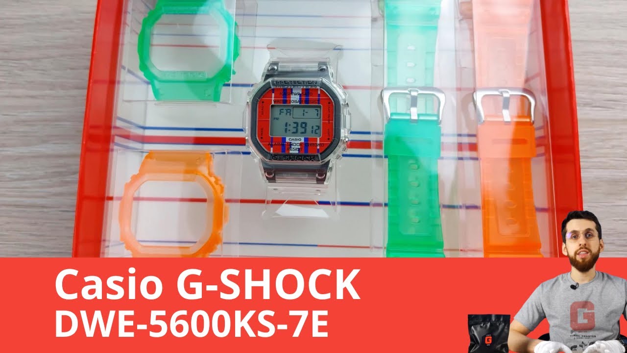 Частер: Kashiwa Sato х G-SHOCK / Casio DWE-5600KS-7E