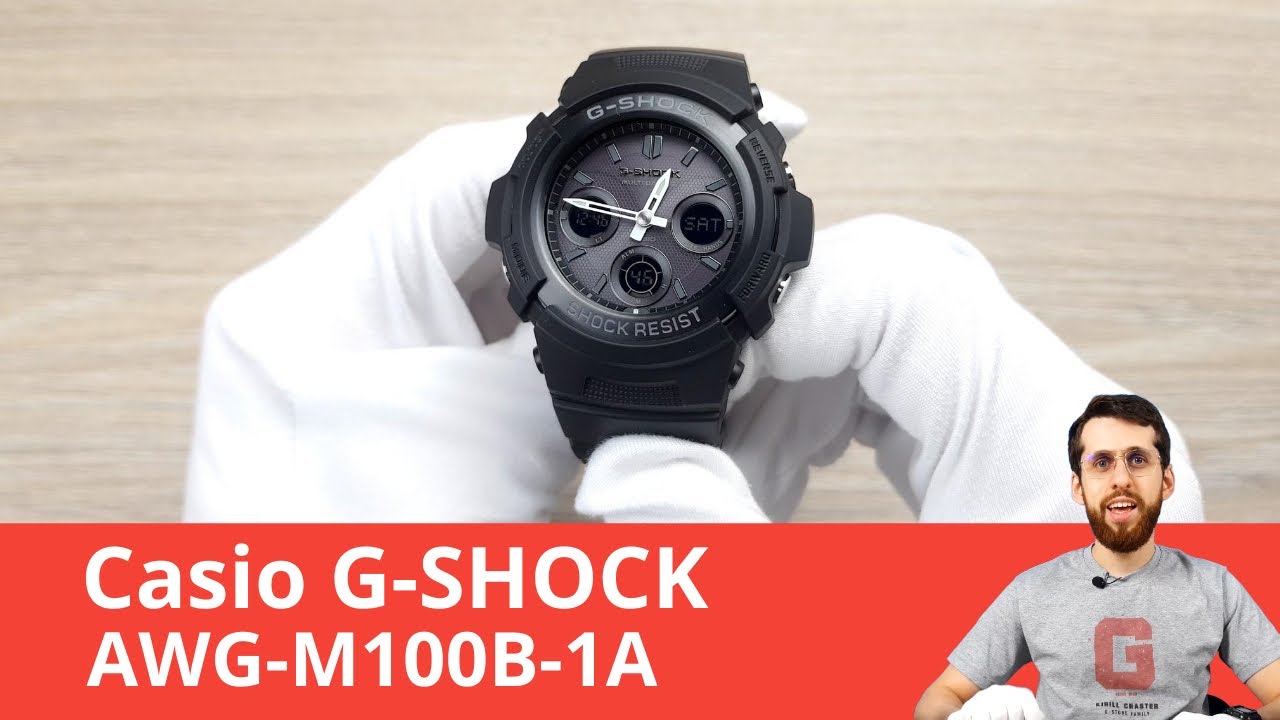 Частер: Компактные G-SHOCK / Casio AWG-M100B-1A