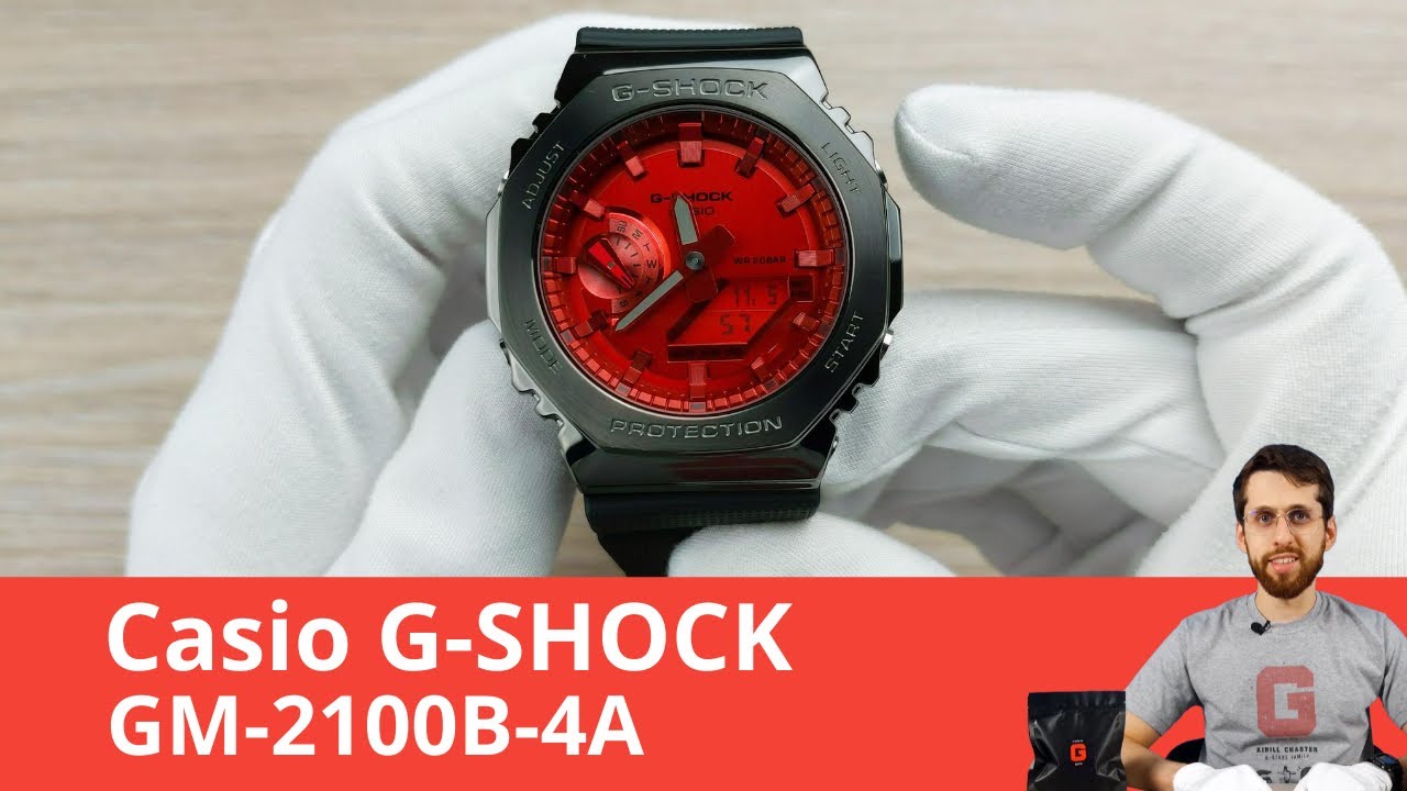 Частер: Красный Октагон / Casio G-SHOCK GM-2100B-4A