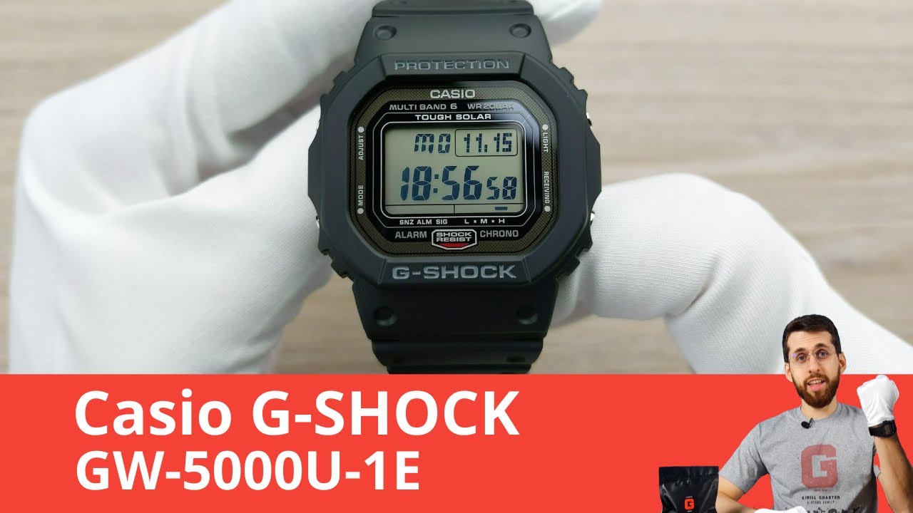 Частер: Легенда с обновлённым модулем / Casio G-SHOCK GW-5000U-1E