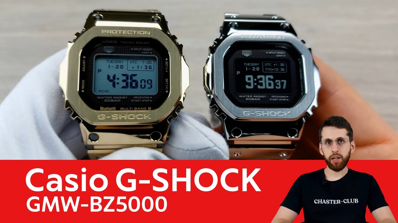 Частер: Меняем экран в G-SHOCK / Casio GMW-BZ5000