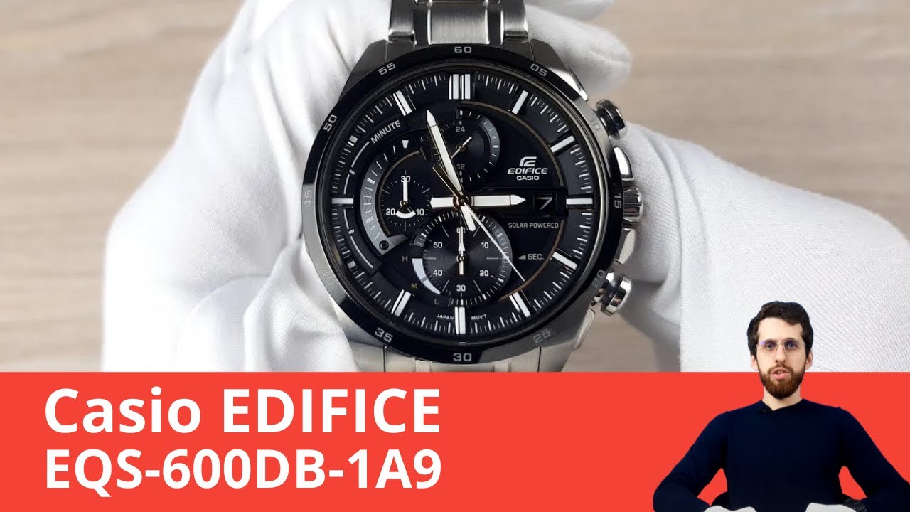 Частер: Многоуровневый циферблат / Casio Edifice EQS-600DB-1A9