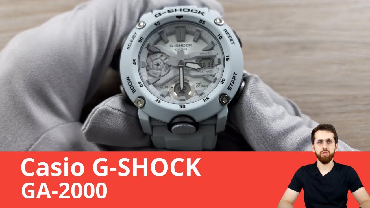 Частер: Настройка Casio G-Shock GA-2000 / Полный обзор всех функций