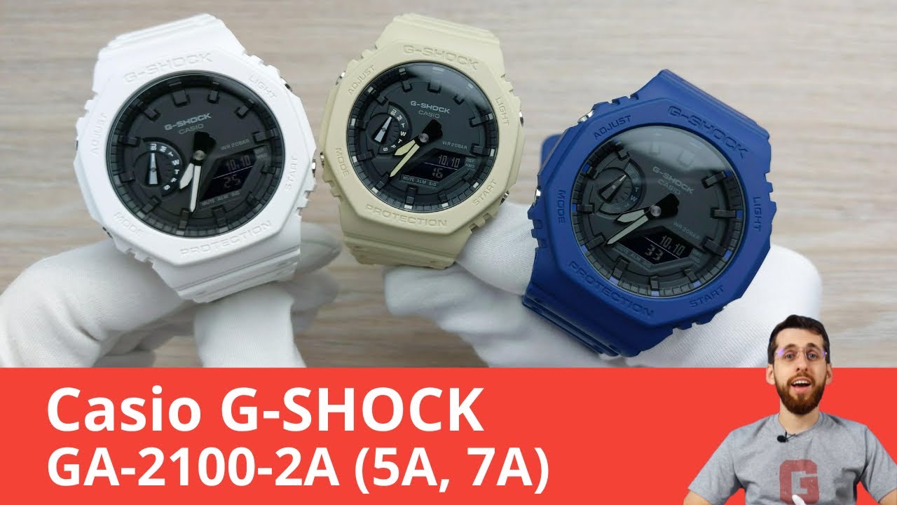 Частер: Новые расцветки GA-2100 / Casio GA-2100-2A, Casio GA-2100-5A, Casio GA-2100-7A