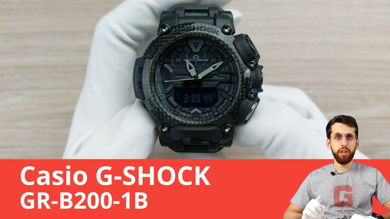 Частер: Новый Чёрный GRAVITYMASTER / Casio G-SHOCK GR-B200-1B
