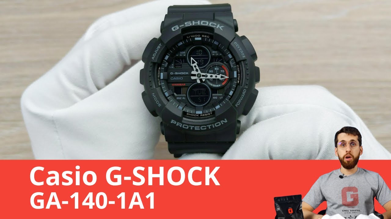 Частер: Обновление знаменитых GA-100 / Casio G-SHOCK GA-140-1A1