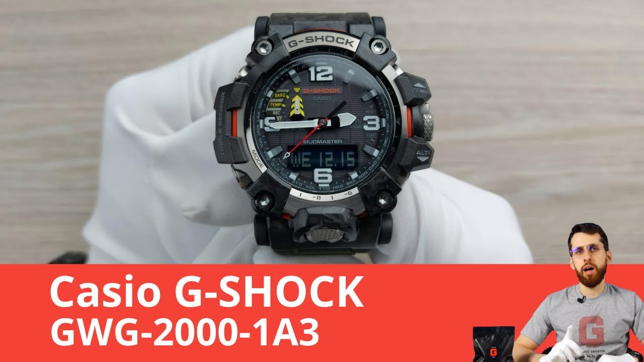 Частер: Обновлённый, флагманский Mudmaster / Casio G-SHOCK GWG-2000-1A3