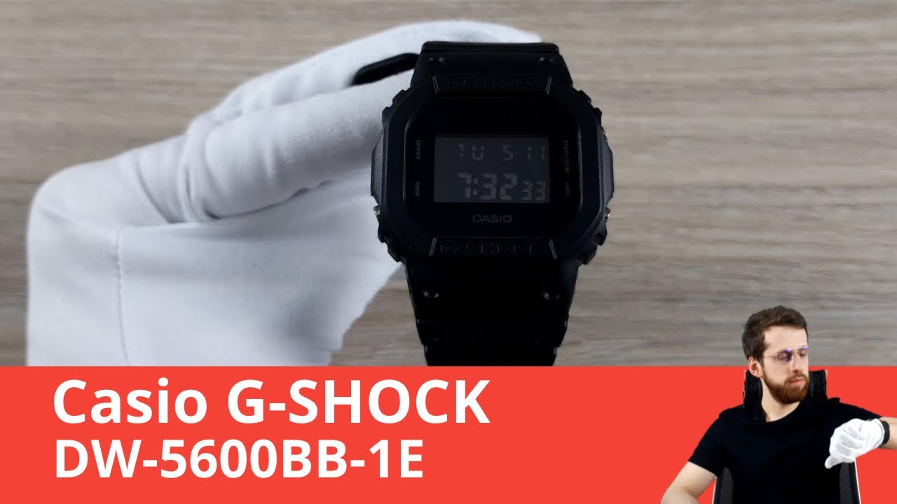 Частер: Обзор часов Casio G-SHOCK DW-5600BB-1E