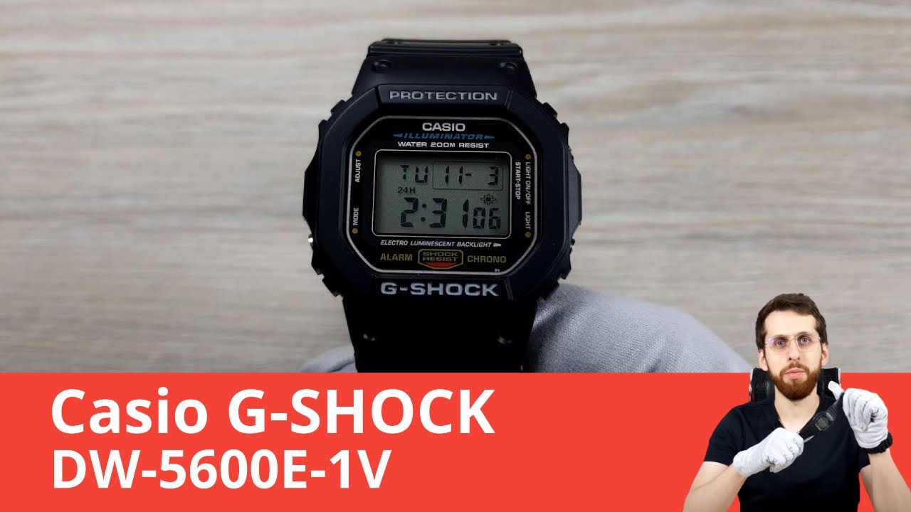 Частер: Обзор часов Casio G-SHOCK DW-5600E-1V