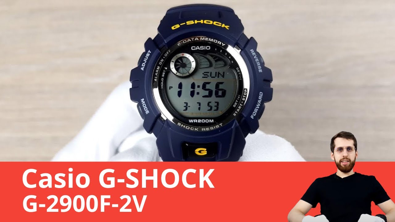 Частер: Обзор часов Casio G-SHOCK G-2900F-2V