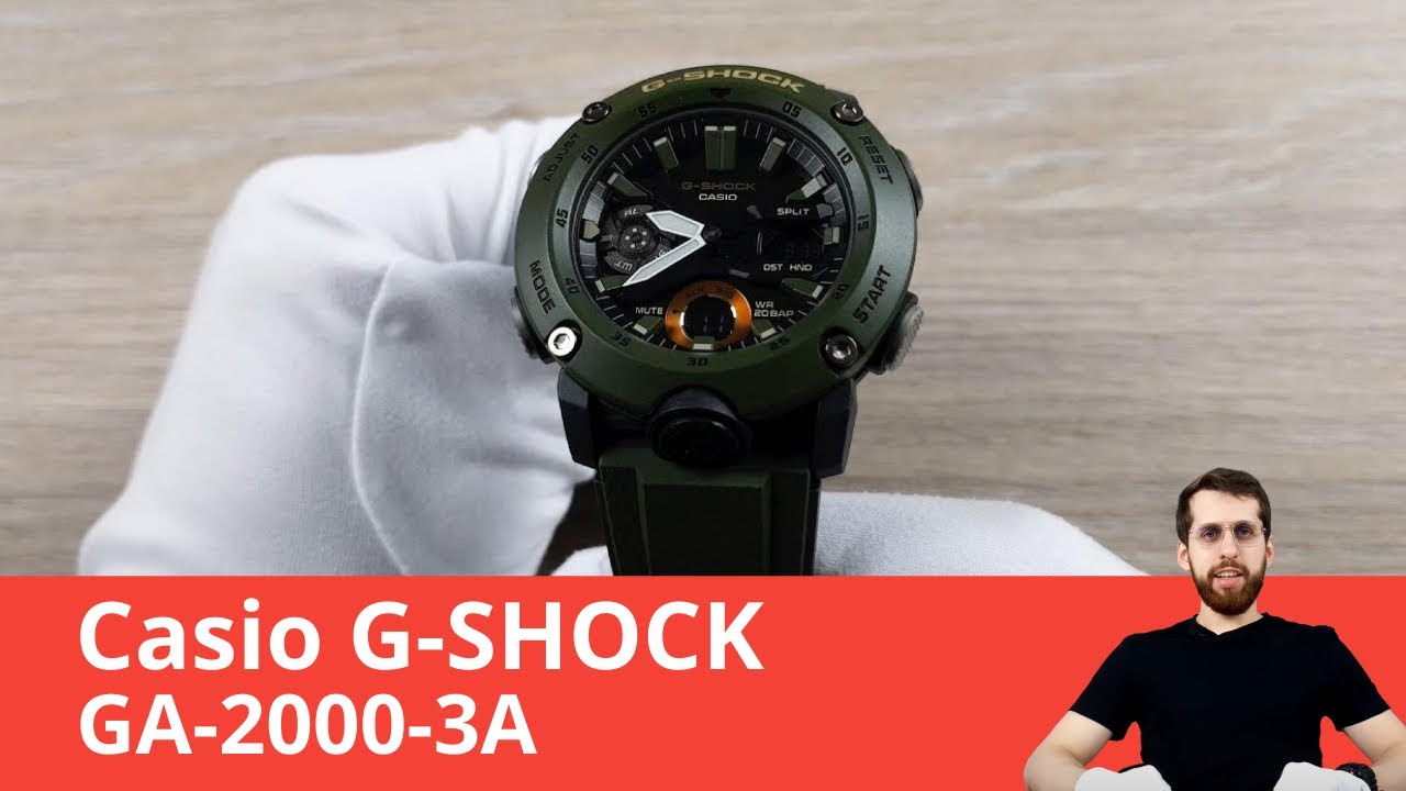 Частер: Обзор часов Casio G-SHOCK GA-2000-3A