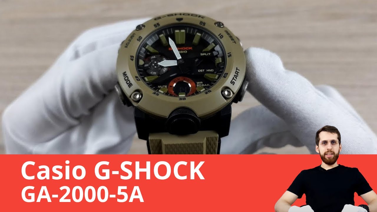 Частер: Обзор часов Casio G-SHOCK GA-2000-5A