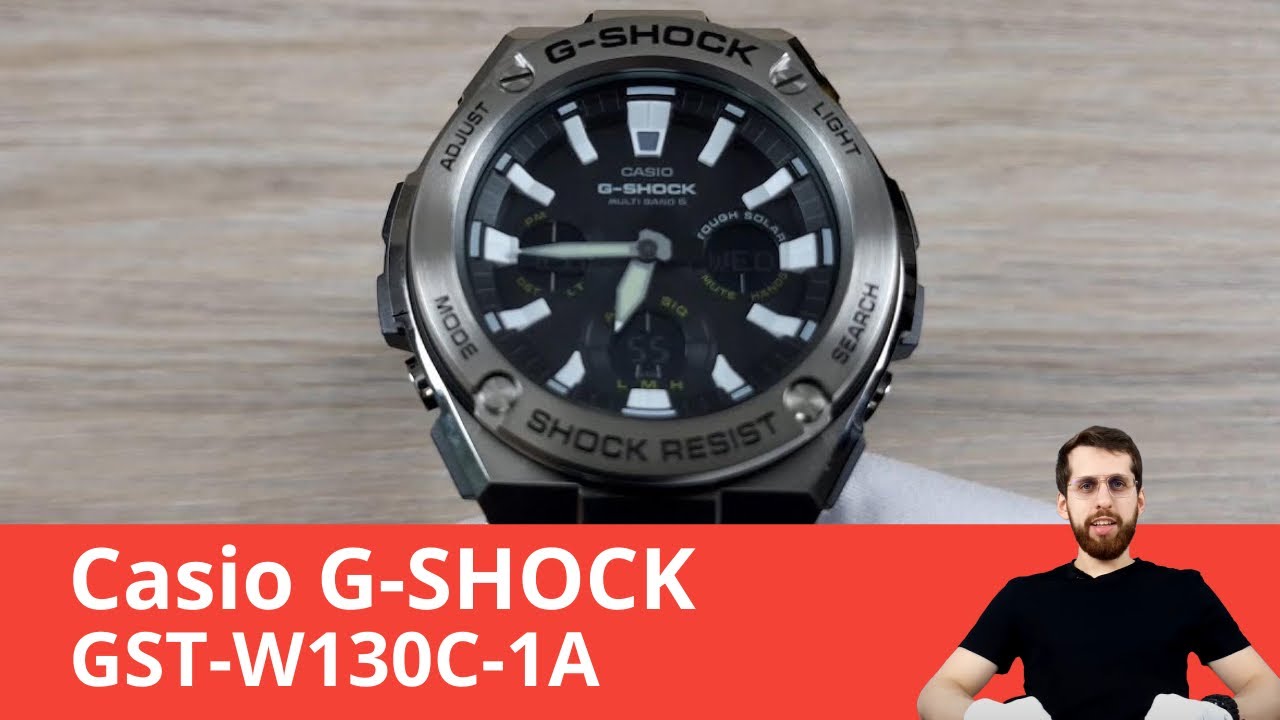 Частер: Обзор часов Casio G-SHOCK GST-W130C-1A