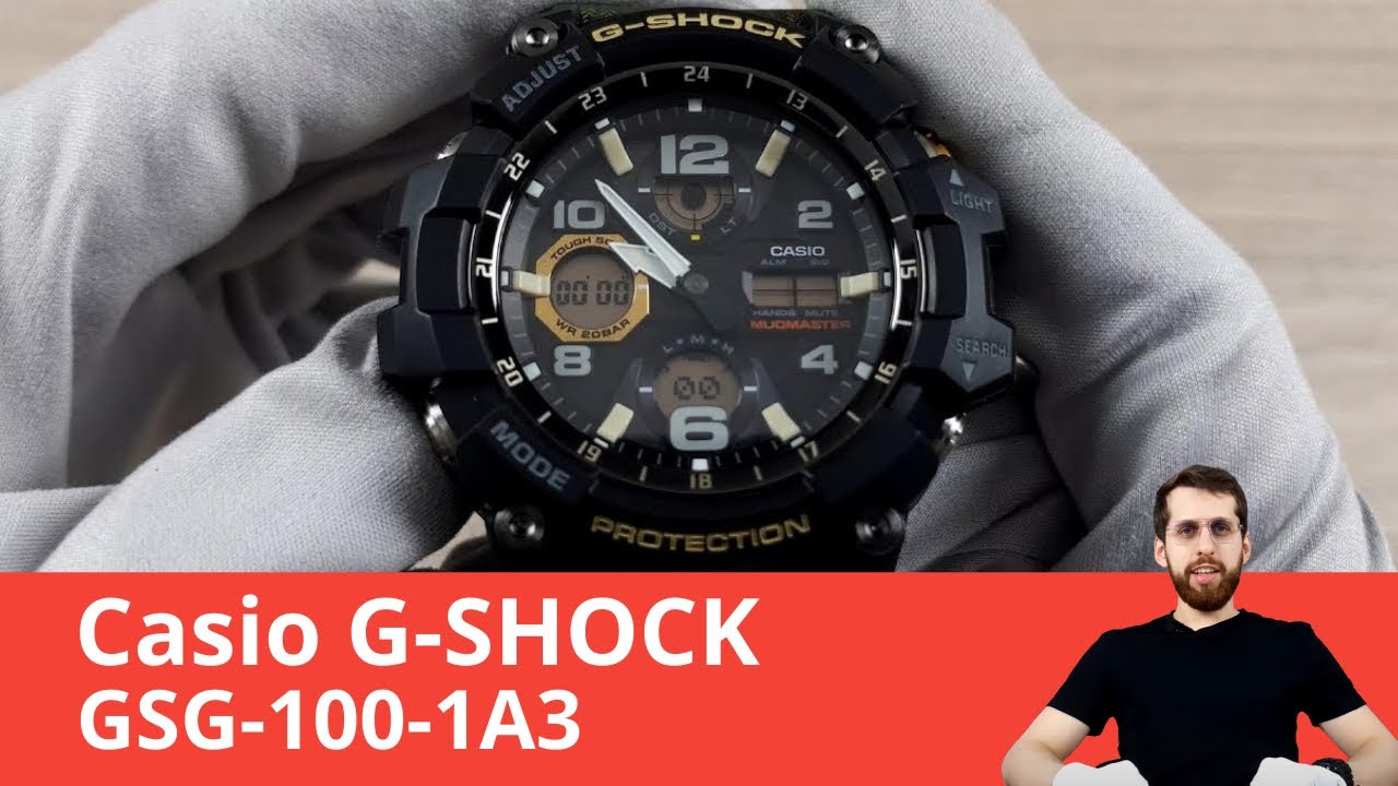 Частер: Обзор часов Casio G-SHOCK MUDMASTER GSG-100-1A3