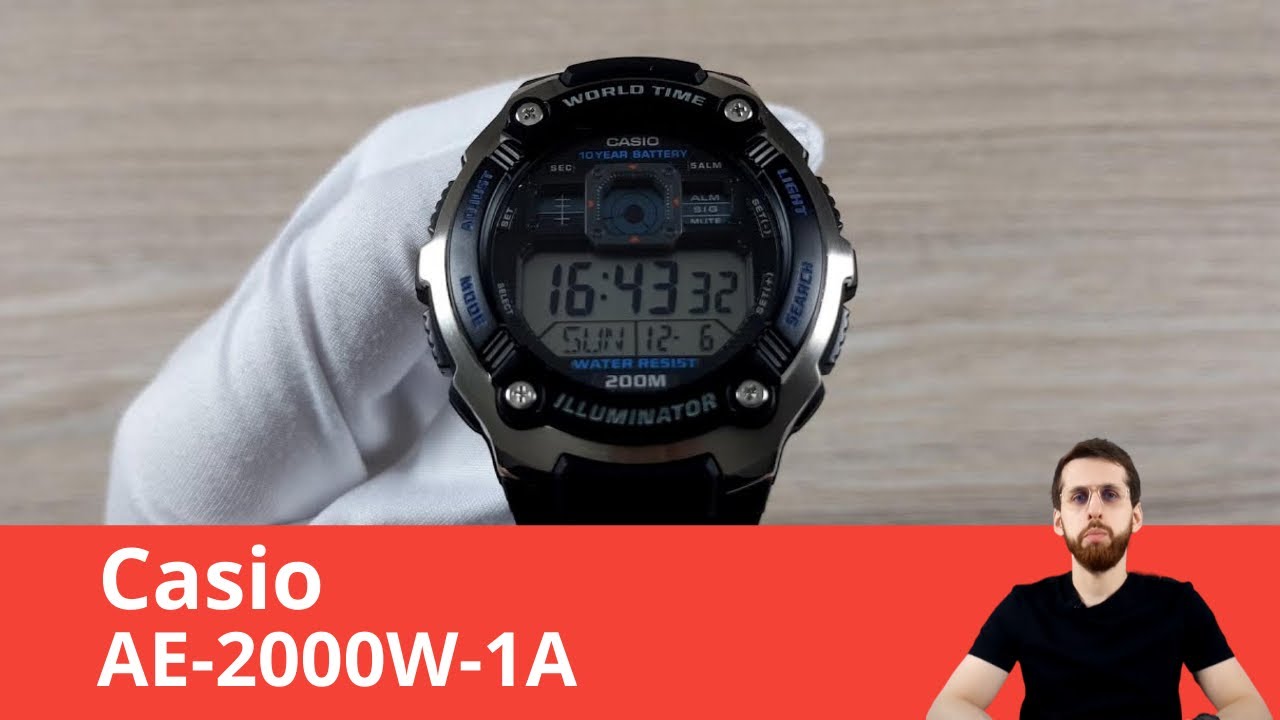 Частер: Обзор часов Casio Illuminator AE-2000W-1A