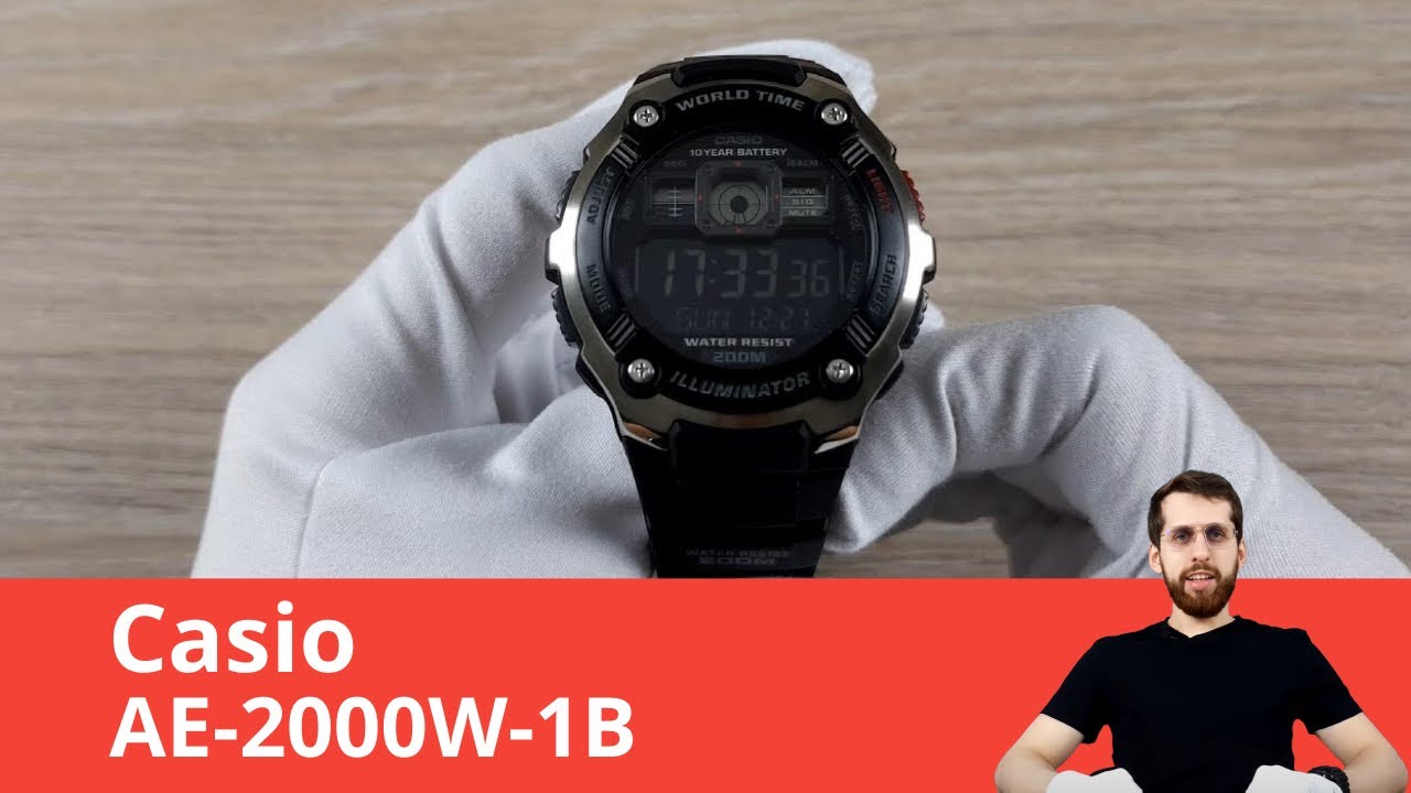 Частер: Обзор часов Casio Illuminator AE-2000W-1B