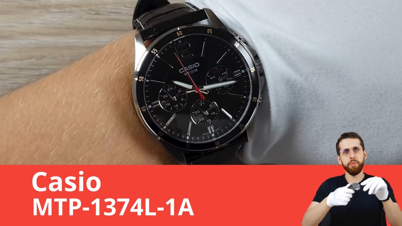 Частер: Обзор часов Casio MTP-1374L-1A