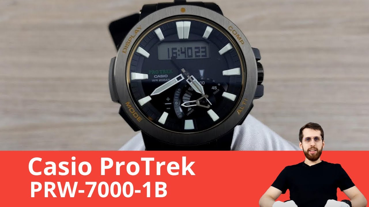 Частер: Обзор часов Casio Pro Trek PRW-7000-1B